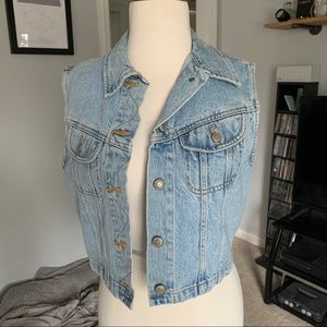 Vintage GAP Cropped Denim Vest